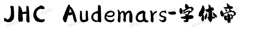 JHC Audemars字体转换
